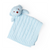 Baby Mode Cable Knit Bear Security Blanket - Blue