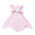 Baby Mode Cable Knit Elephant Security Blanket - Pink