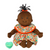 Manhattan Toy Baby Stella Brown Doll with Black Wavy Hair - Floral Dress