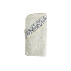 Bamboobino Apron Hooded Towel - Cream
