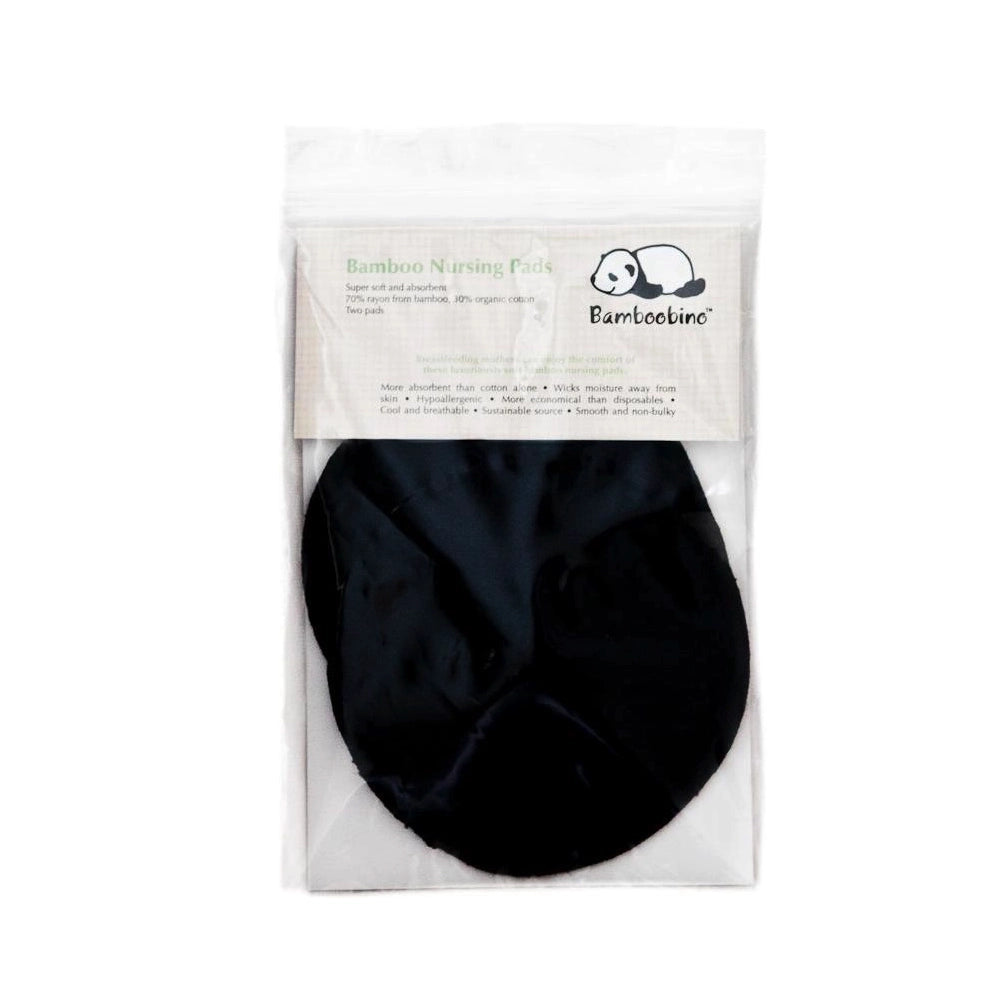 Bamboobino Nursing Pads Single Pair - Black