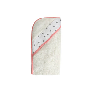 Bamboobino Apron Hooded Towel - Sweet Pink