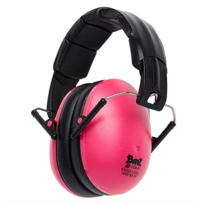 banz earmuffs hearing protection for kids - petal pink