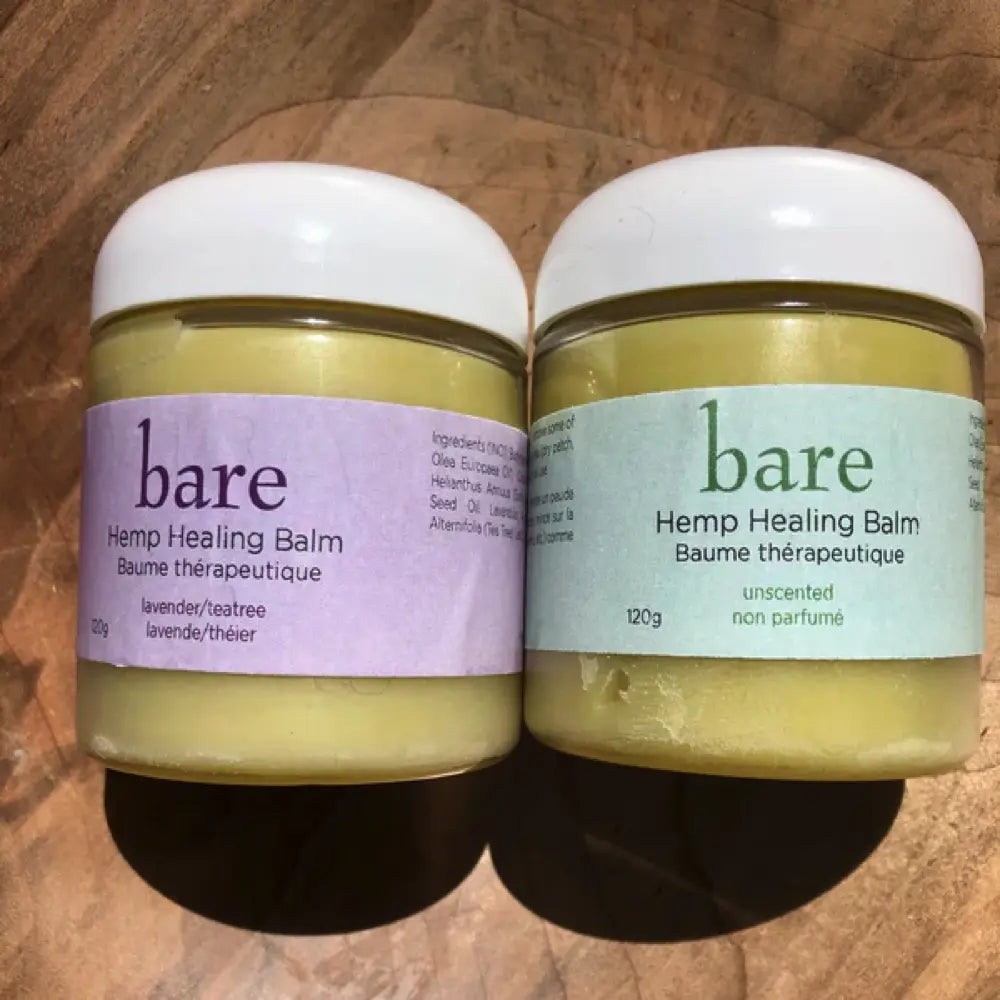 Bare Organics Hemp Healing Balm Unscented 50g