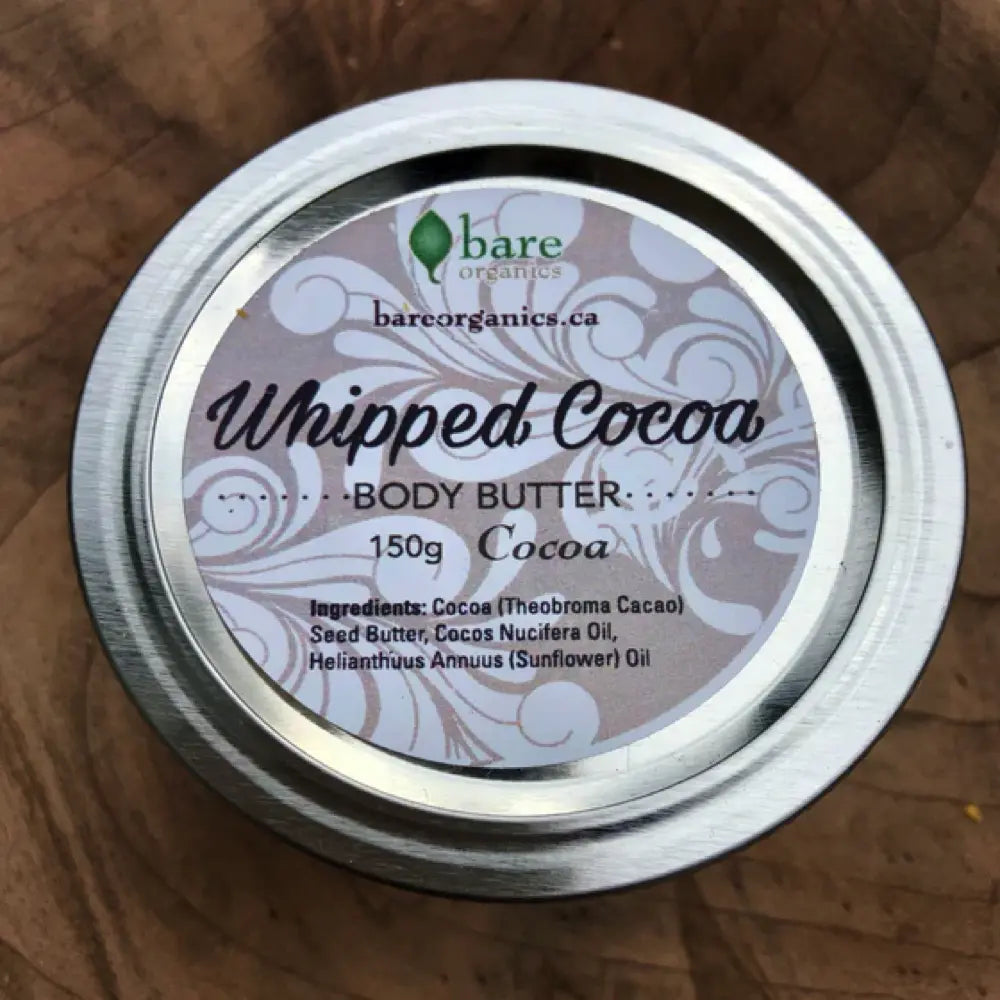 Bare Organics Whipped Cocoa Body Butter (glass) 150g
