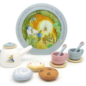 Beatrix Potter 11 Piece Wooden Tea Set