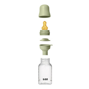 Bibs Plastic Baby Bottle Latex Complete Set 150ml - Sage