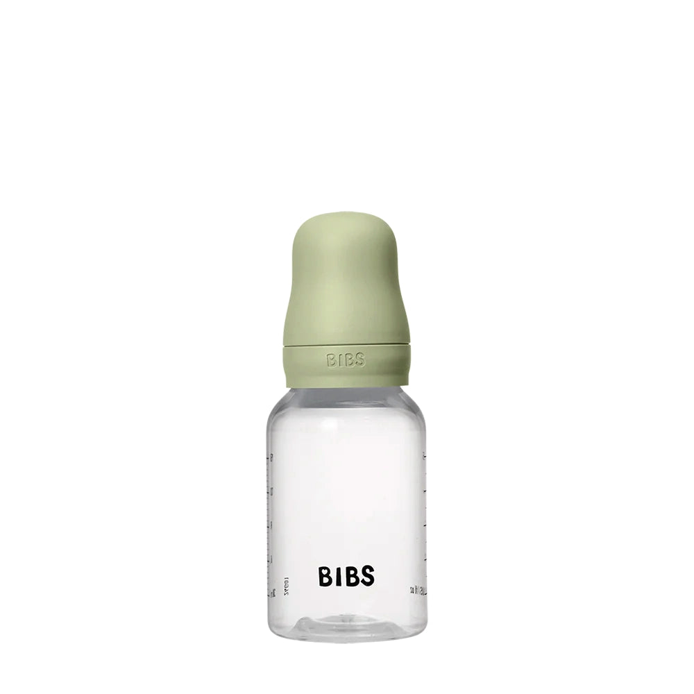 Bibs Plastic Baby Bottle Latex Complete Set 150ml - Sage