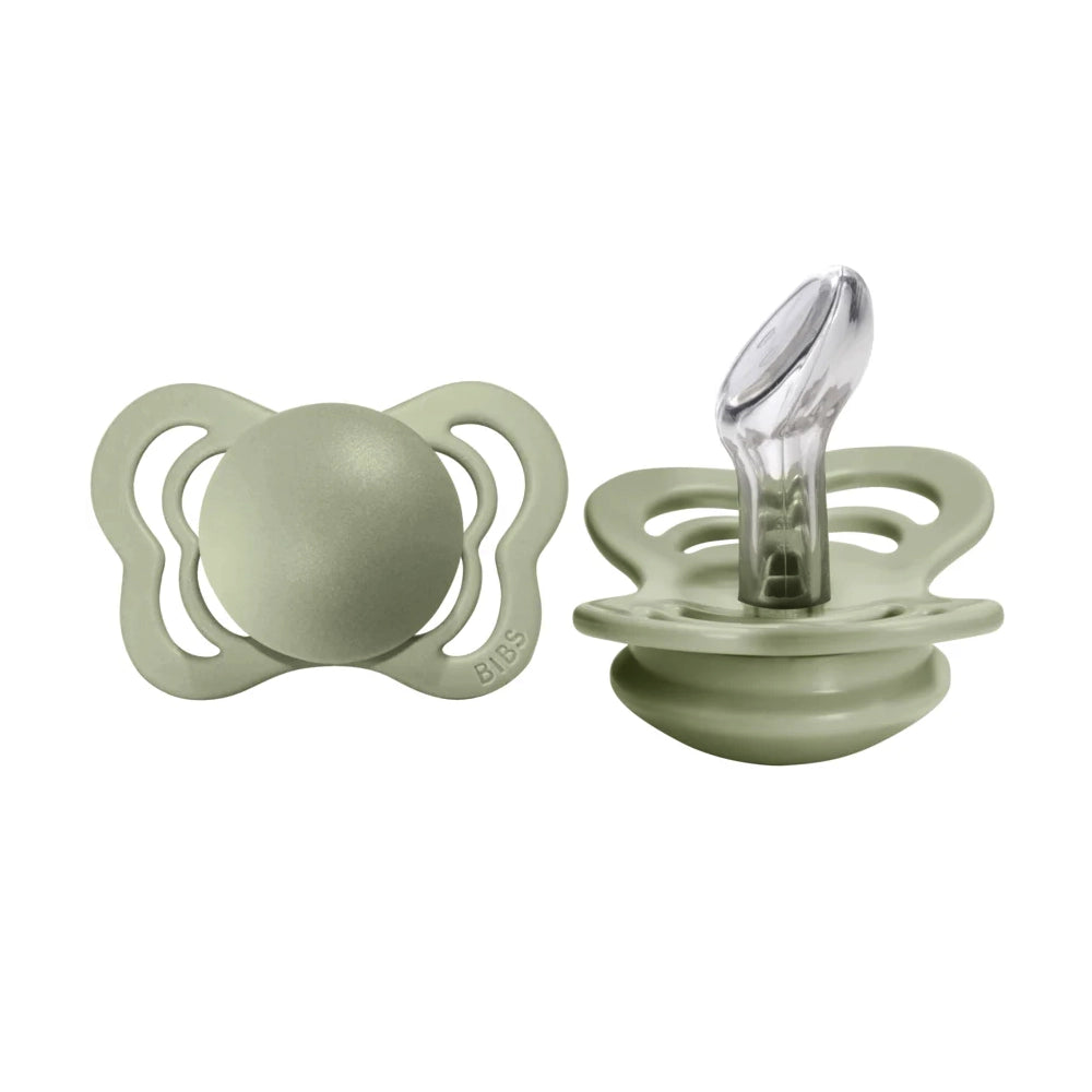 Bibs Couture Ortho Silicone Pacifier 2pk - Sage