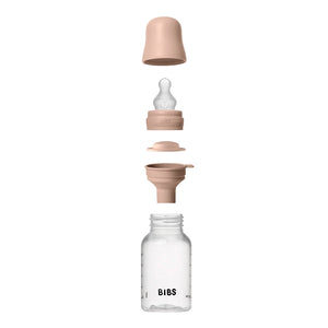 Bibs Plastic Baby Bottle Silicone Complete Set 150ml - Blush
