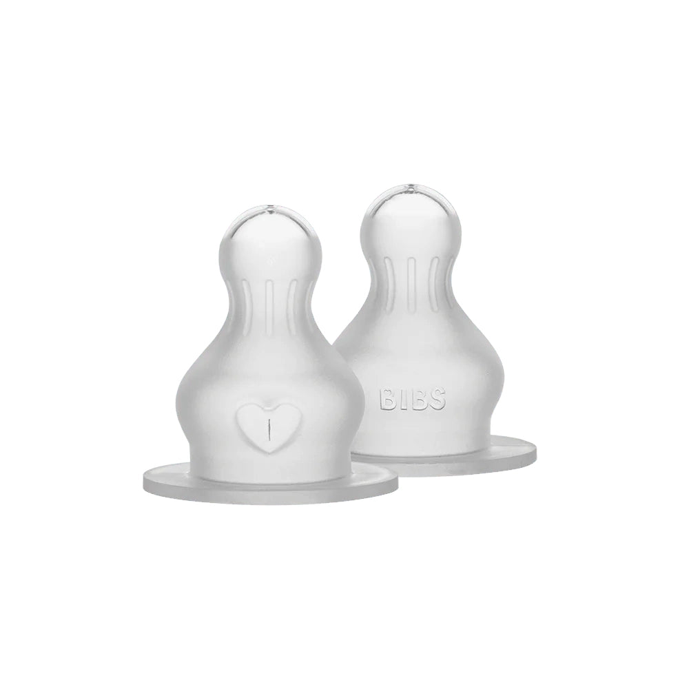 Bibs Bottle Nipple Silicone 2pk
