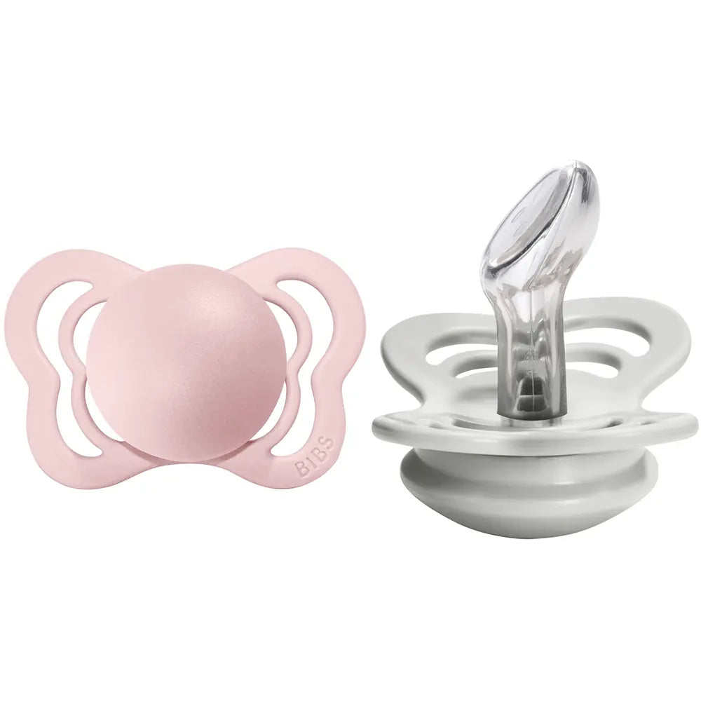 Bibs Pacifier Couture Silicone Anatomical - Blossom/Haze 2pk
