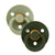 Bibs Original Colour Collection Symmetrical Latex Pacifier 2pk - Hunter Green/ Sage