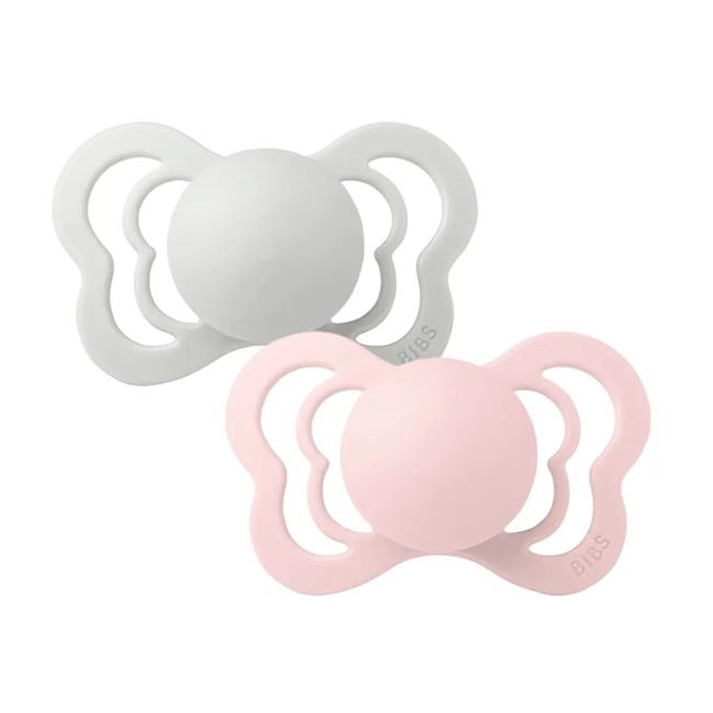 Bibs Couture Ortho Natural Rubber Latex Pacifier 2pk - Blossom & Haze