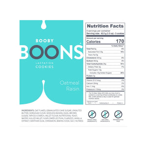 Booby Boons Lactation Cookies - Oatmeal Raisin