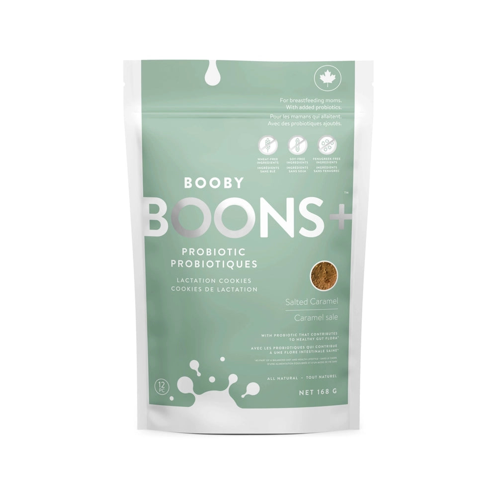 Booby Boons+ Probiotic Lactation Cookie - Salted Caramel