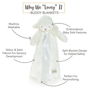 Bunnies By The Bay Buddy Blanket - Simple Kiddo Lamb