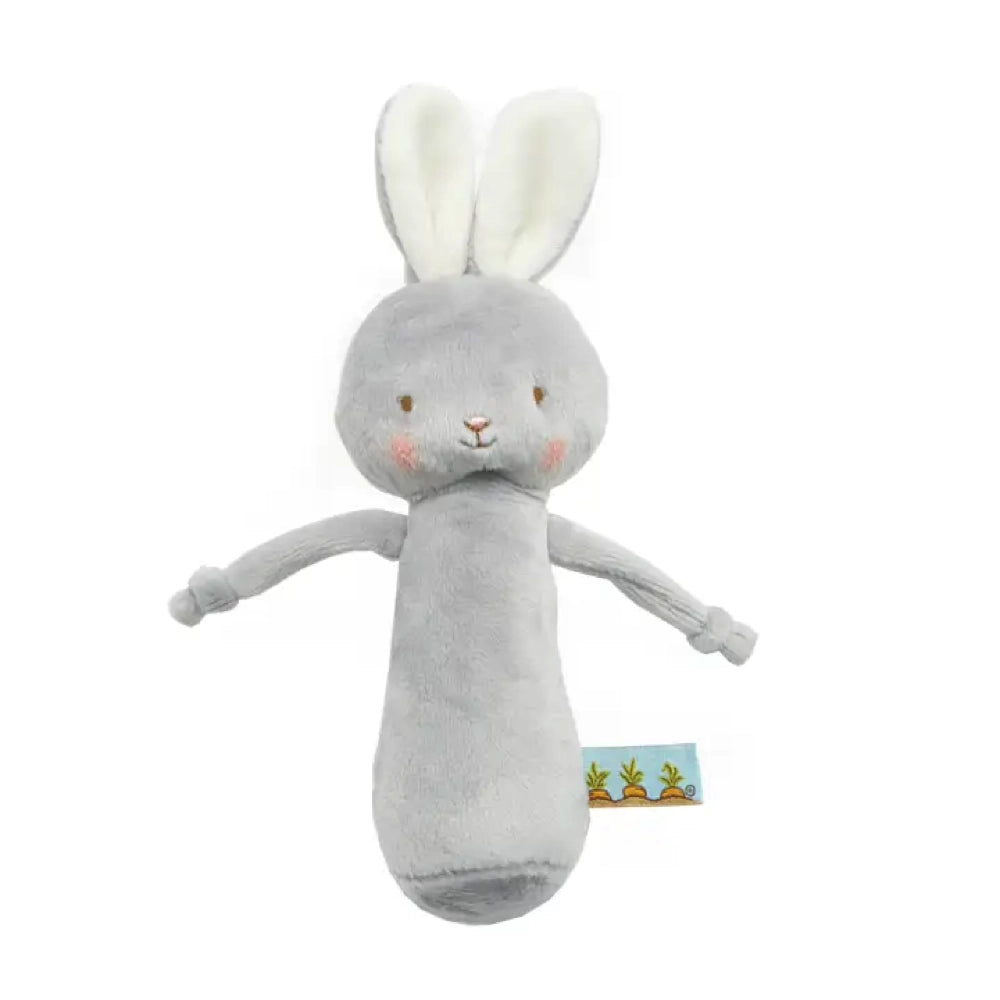 Bunnies By The Bay Friendly Chime Rattle - Grey Bunny