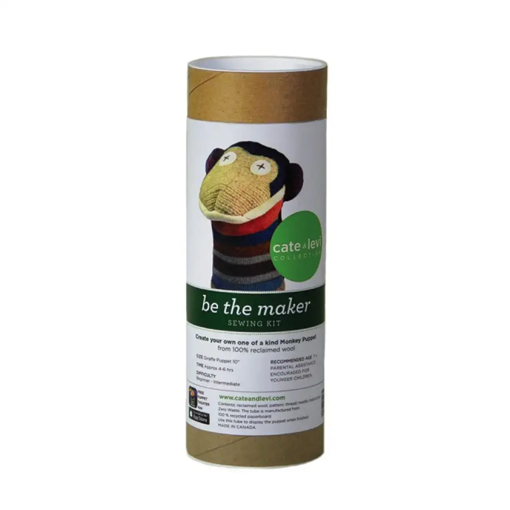 Cate & Levi Puppet Making Kit - Monkey