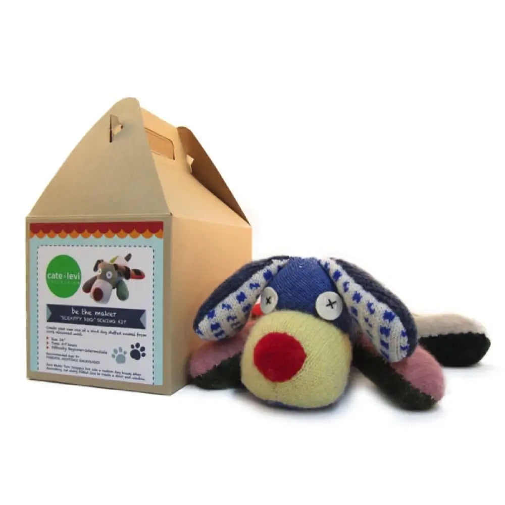 Cate + Levi Stuffed Animal DIY Sewing Kit - Scrappy Dog