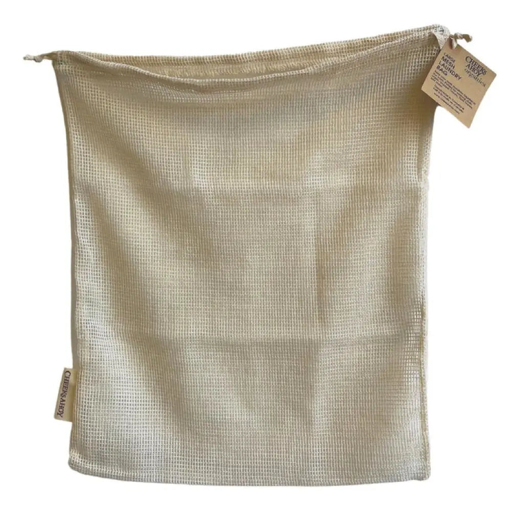 Cheeks Ahoy Large Mesh Laundry Bag