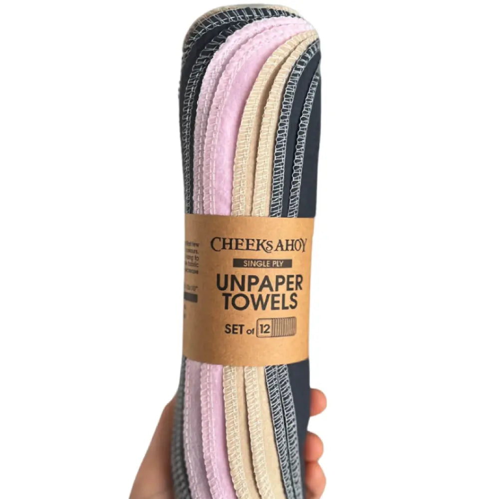 Cheeks Ahoy Pre-Rolled Reuseable Non-Paper Towels