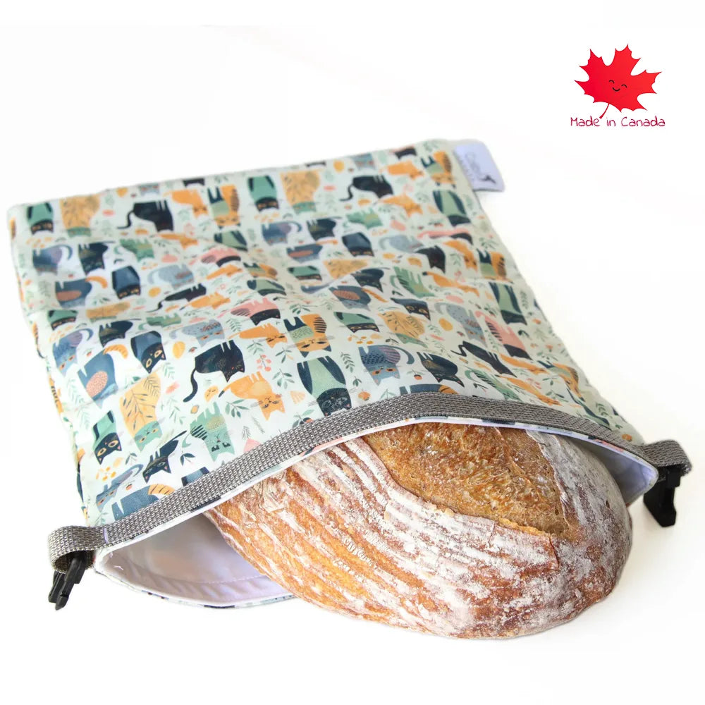 Colibri Reusable Bread Bag - Cats