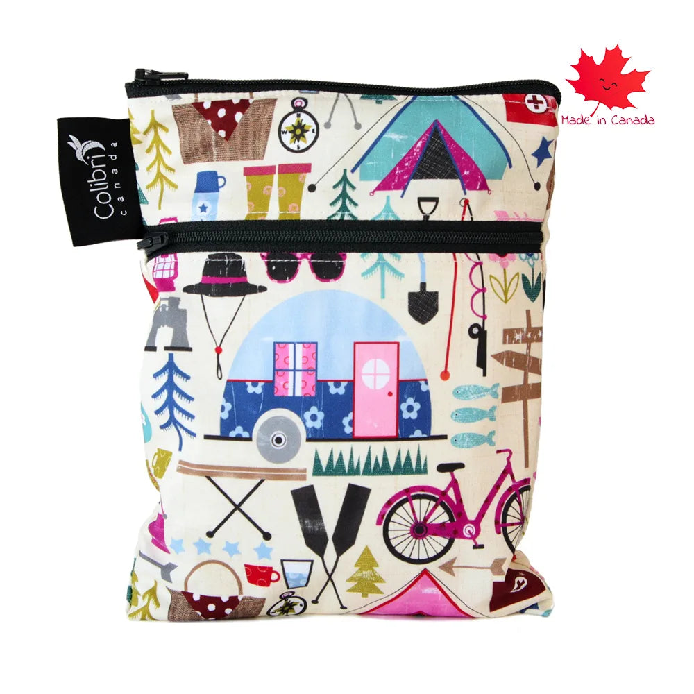 Colibri Mini Double Duty Wet Bag - Happy Camper