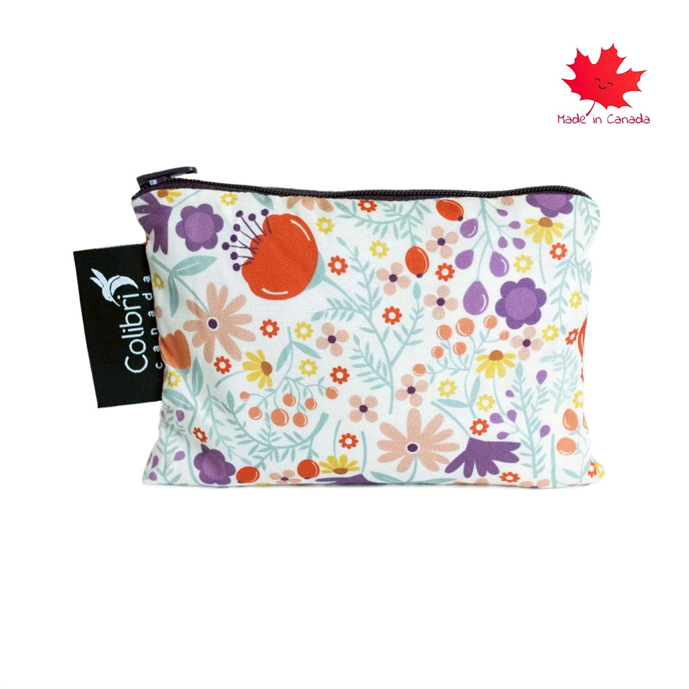 Colibri Small Reusable Snack Bag - Wild Flowers