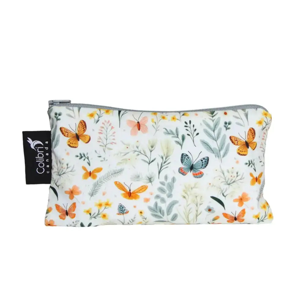 Colibri Medium Reusable Snack Bag - Butterfly Garden