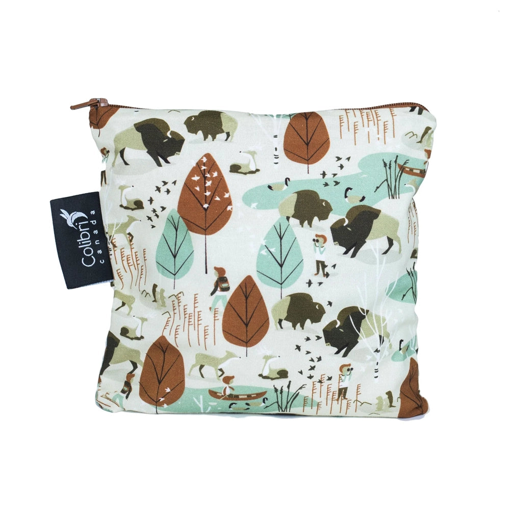 Colibri Large Reusable Snack Bag - Nature Walk