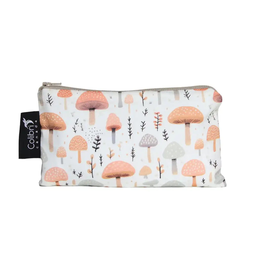 Colibri Medium Reusable Snack Bag - Mushrooms