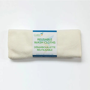 Colibri Organic Bamboo/Cotton Sherpa Washcloths 5pk
