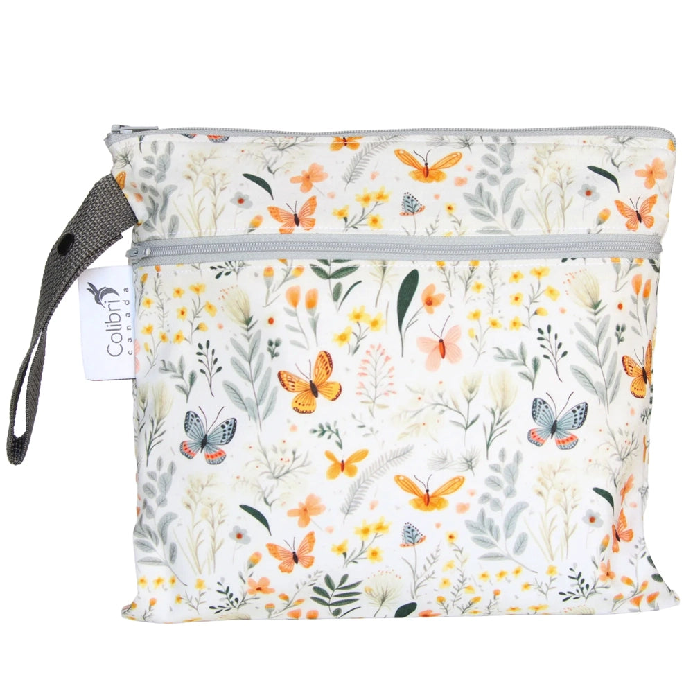 Colibri Small Double Duty Wet Bag - Butterfly Garden