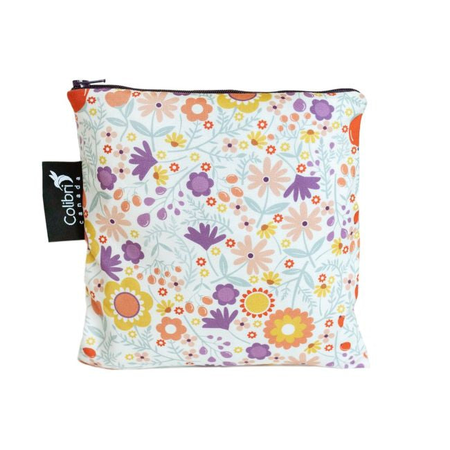 Colibri Large Reusable Snack Bag - Wild Flowers