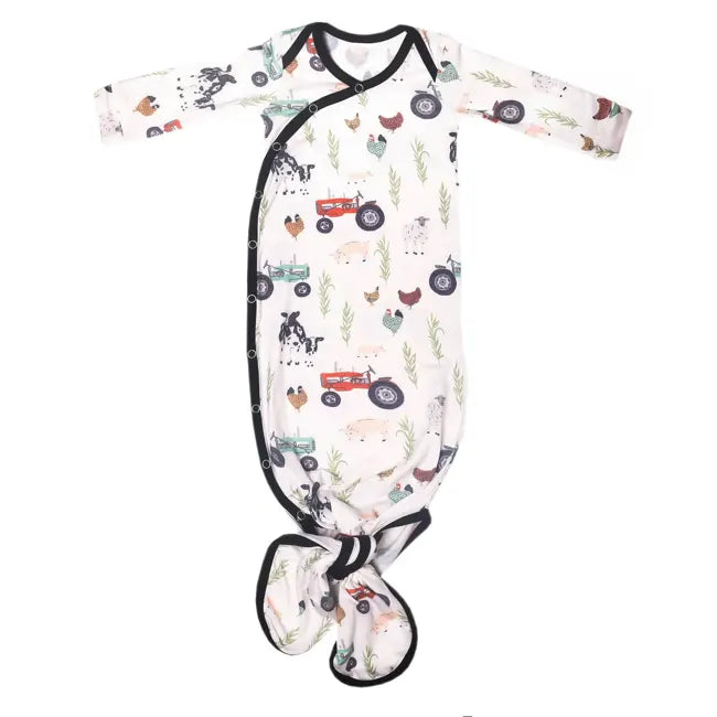 Copper Pearl Knotted Gown - Jo