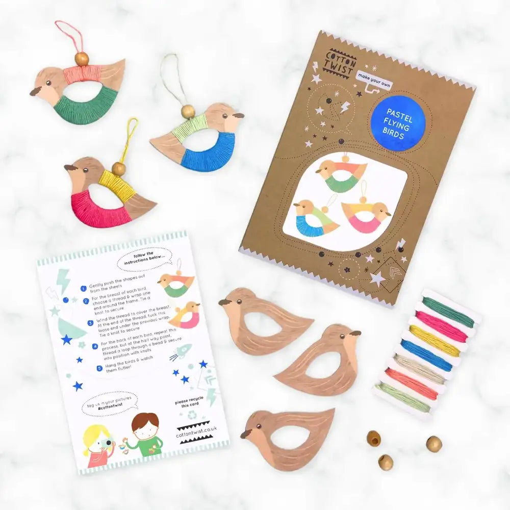 Cotton Twist Make Your Own Flying Bird Decorations