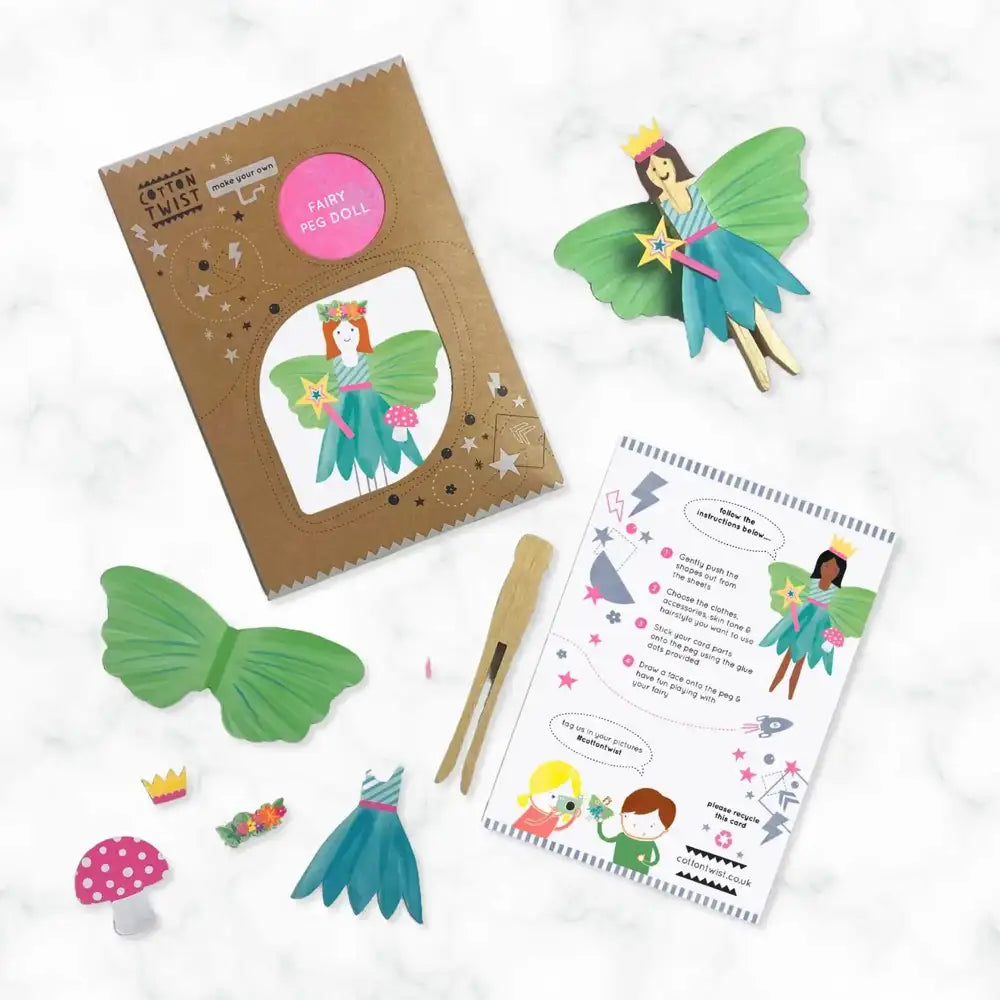 Cotton Twist Make Your Own Fairy Peg Doll