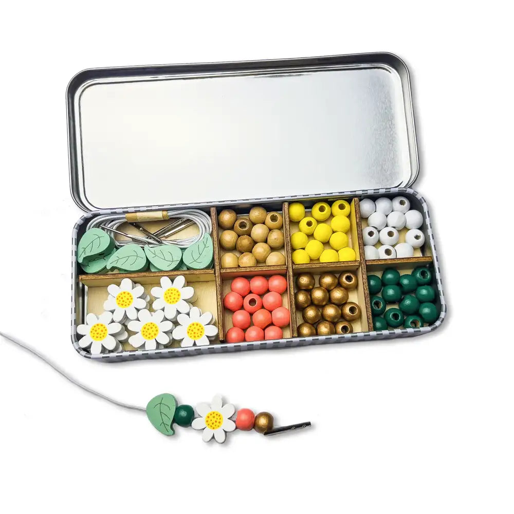 Cotton Twist Daisy Bracelet Bead Kit