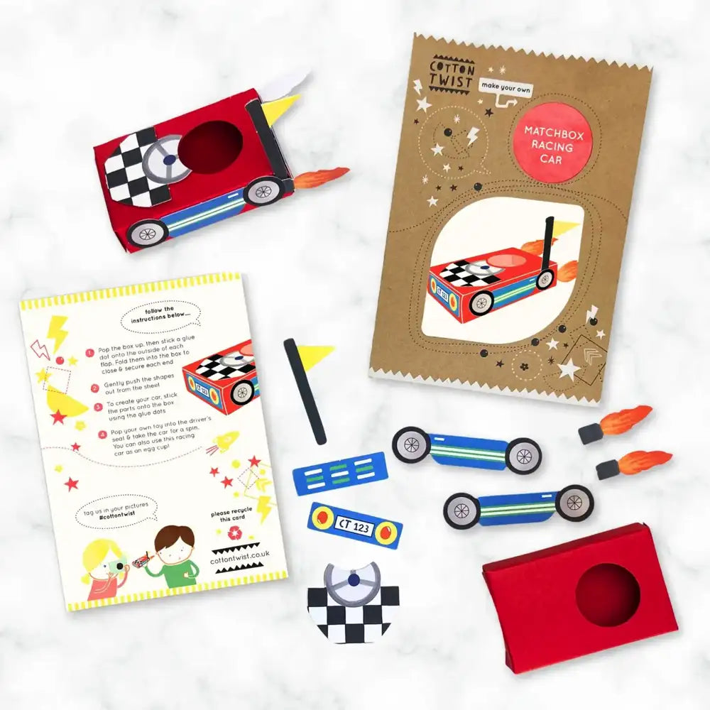 Cotton Twist Make Your Own Matchbox Racing Car