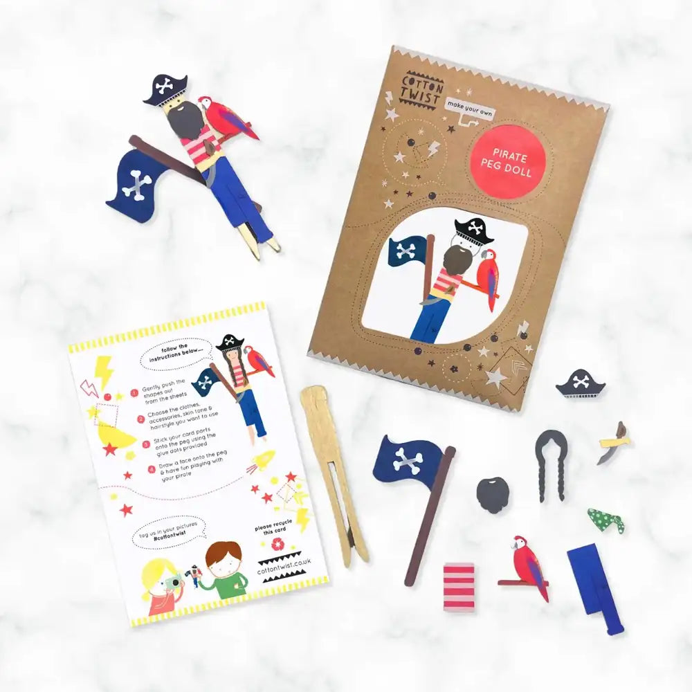 Cotton Twist Make Your Own Pirate Peg Doll