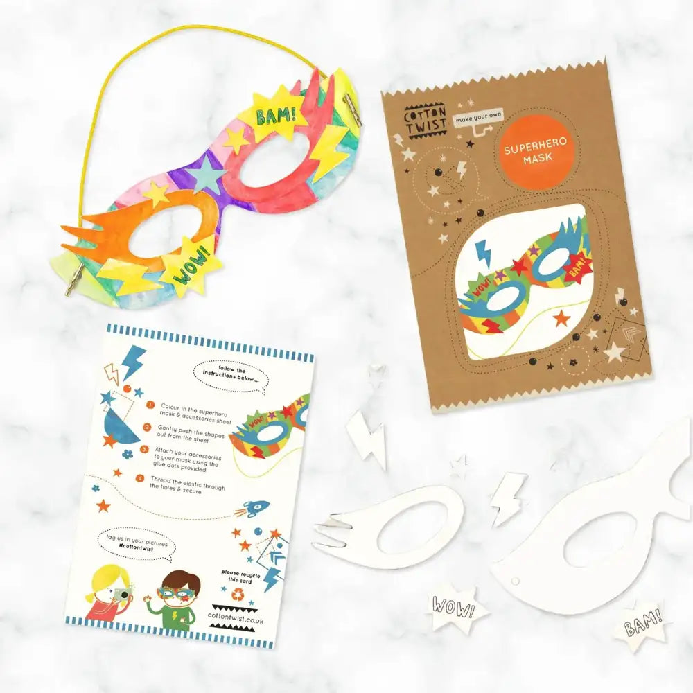 Cotton Twist Make Your Own Superhero Mask