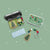 Cotton Twist Christmas Tree Keyring Gift Kit