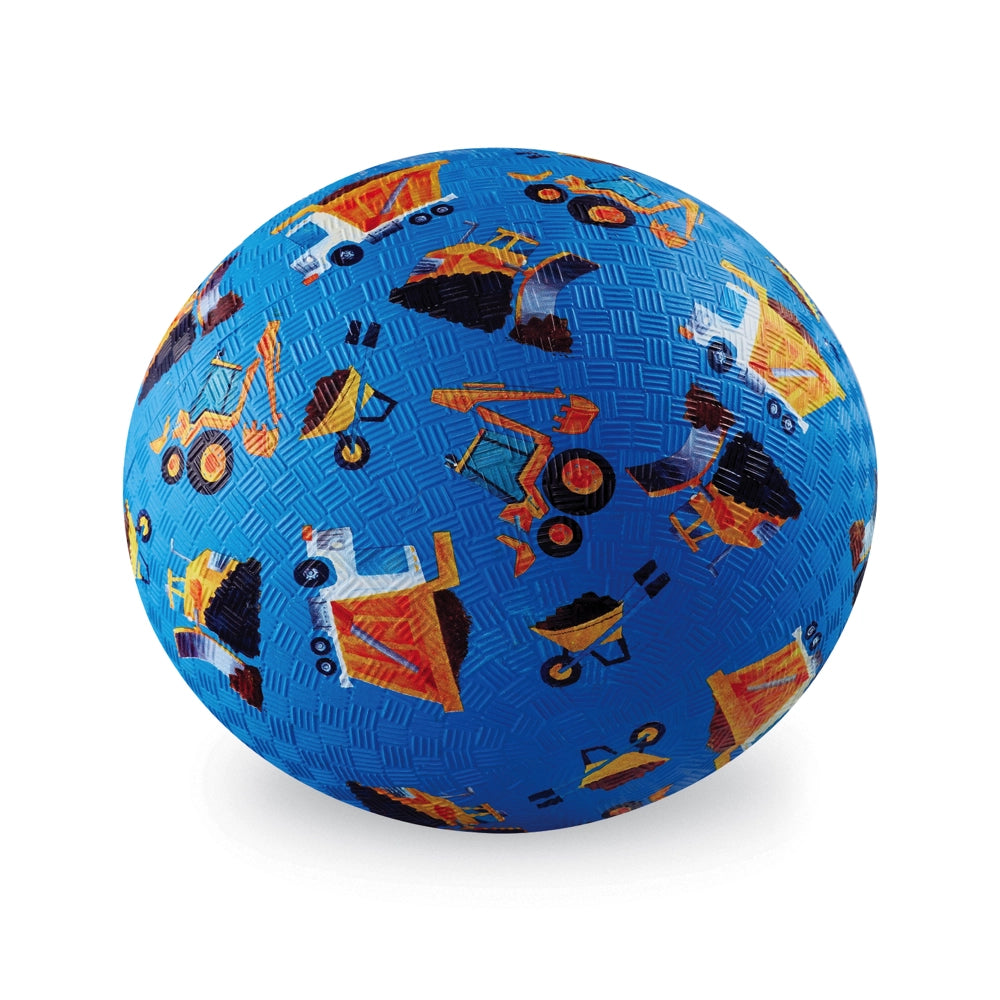Crocodile Creek 5 Inch Rubber Ball - Construction
