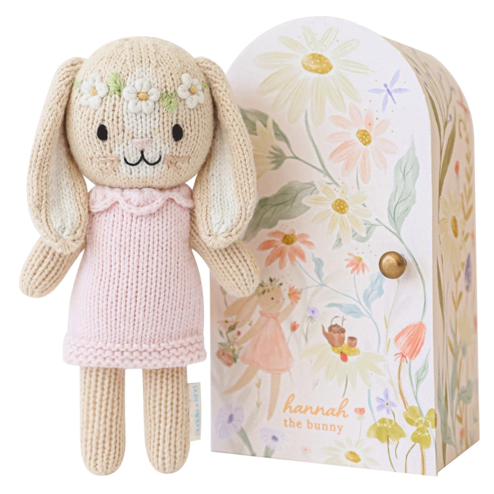 Cuddle + Kind Tiny Hannah the Bunny (Blush)