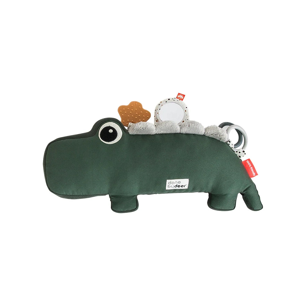 Done by Deer Tummy Time Activity Toy - Croco Green
