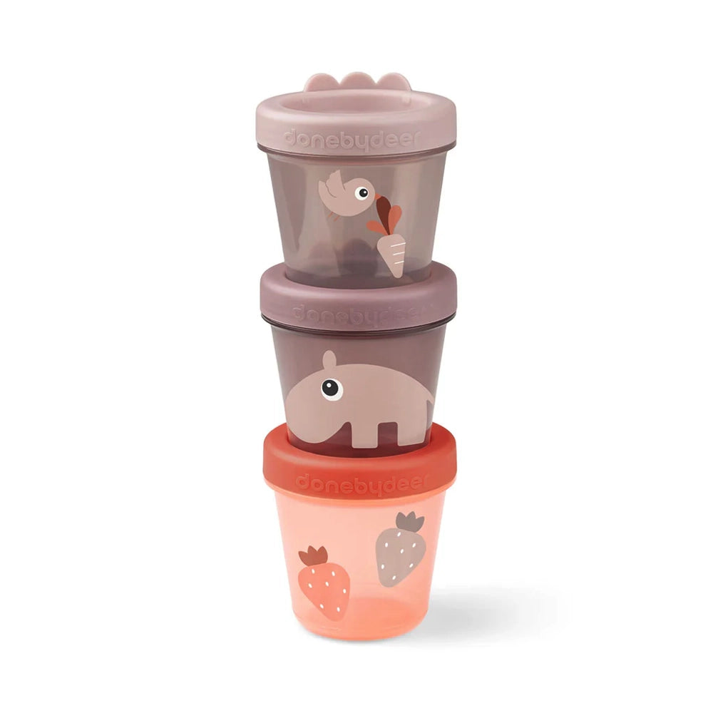Done by Deer 3pk Baby Food Container - Ozzo Powder