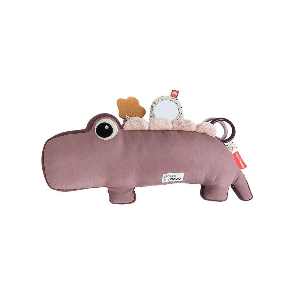 Done by Deer Tummy Time Activity Toy - Croco Powder