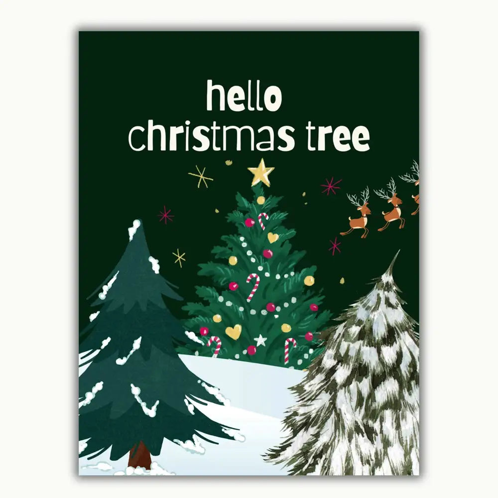 Doddle Paw Press Hello Christmas Tree - A Holiday Book