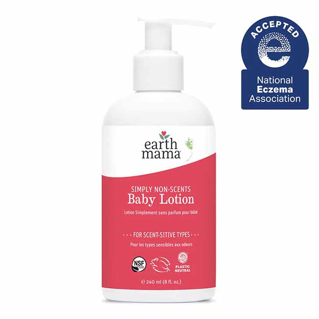 Earth Mama Simply Non-Scents Baby Lotion 240ml
